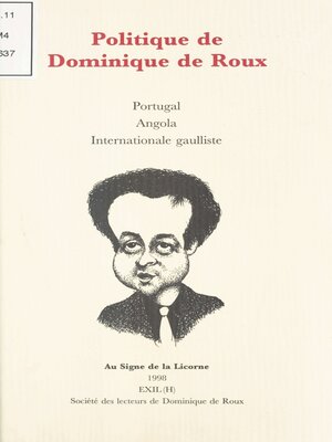 cover image of Politique de Dominique de Roux